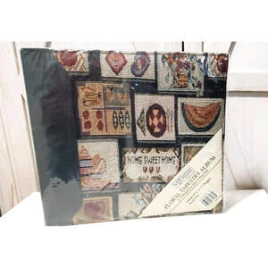 MJ Designs Home Sweet Home Floral Tapestry Photo Album D Rings